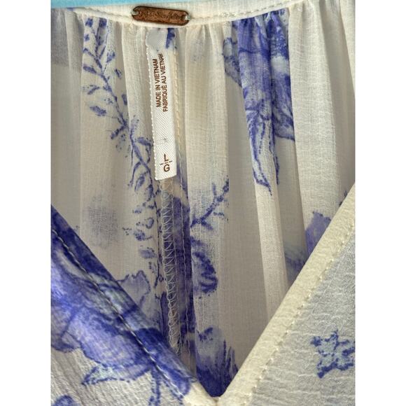 Free People Feeling Groovy Maxi Dress Floral Print Size Large - Picture 4 of 7